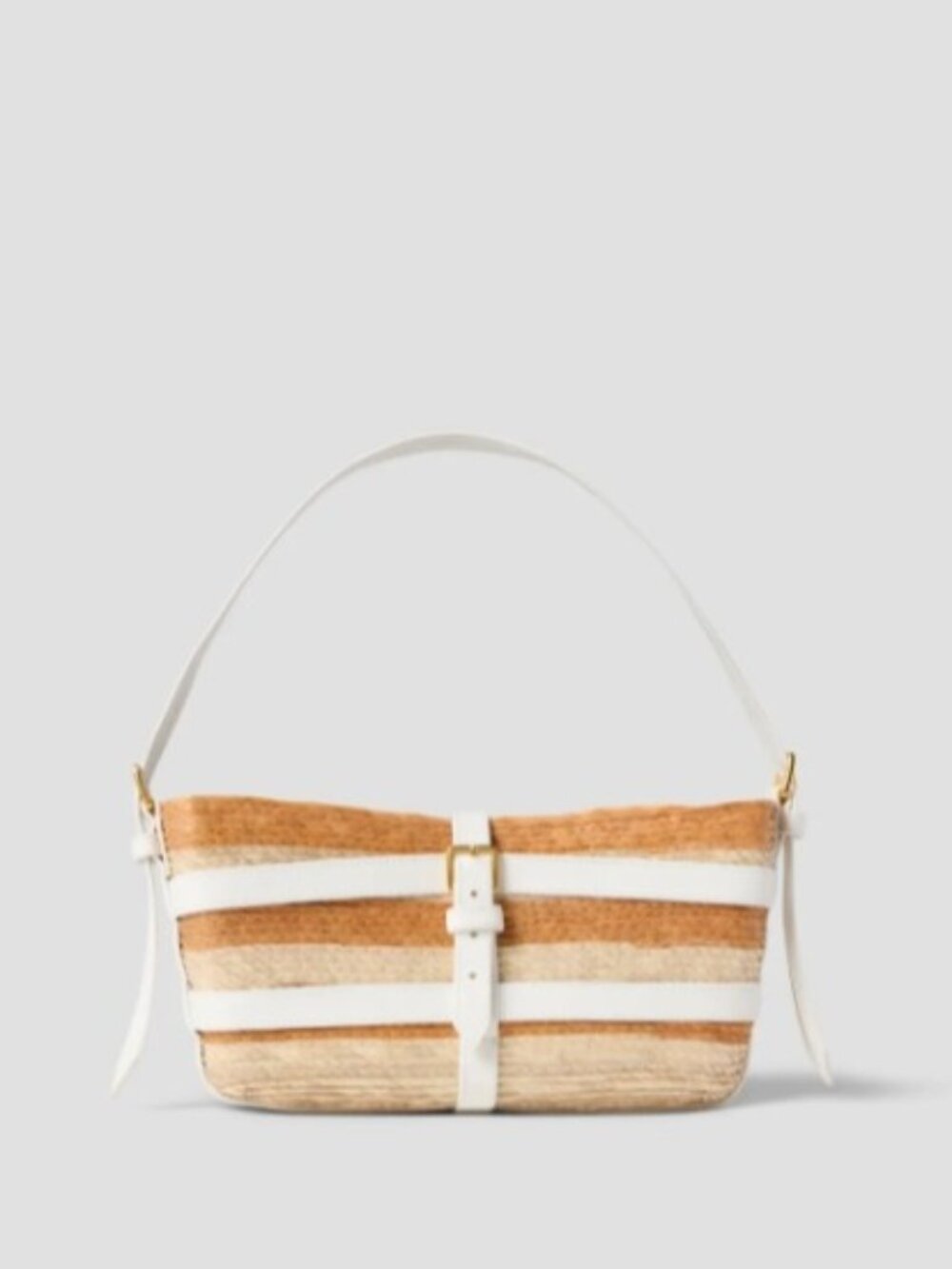 Altuzarra Watermill Baguette Bag with White Leather Trim - Picture 1 of 13